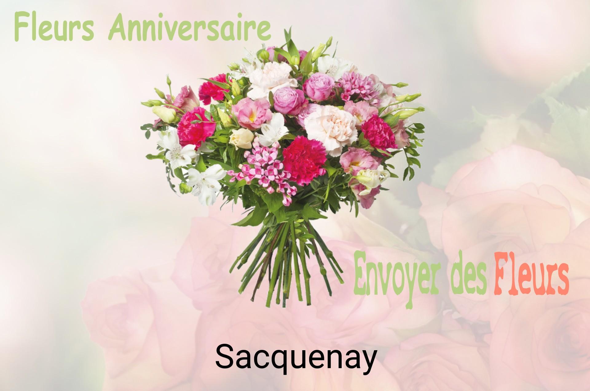 Bouquet de fleurs d’anniversaire livré à Sacquenay
